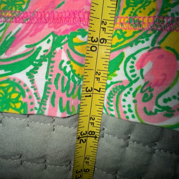Lilly Pulitzer Palmetto Dress Pima Cotton Womens XSmall Pink Green Flamingo - Picture 5 of 10